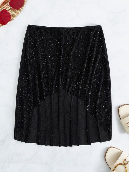 

glitter cover up skirt u9xk#, White;black