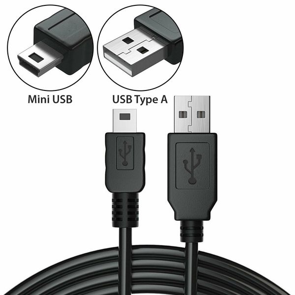 V3 cavi per telefono cellulare USB 2.0 5PIN Mini Cavi caricabatterie USB per cavo di ricarica per la fotocamera digitale DVR DVR DVR CARTE Digital