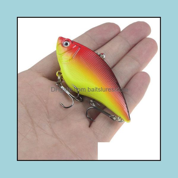 

baits lures fishing sports outdoors 1pcs sinking 7cm 16g hard artificial plastic vib bait crankbait wobblers winter ice tackle drop delive