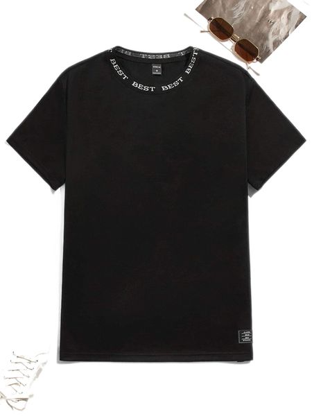 

men letter graphic tee i9nc#, White;black