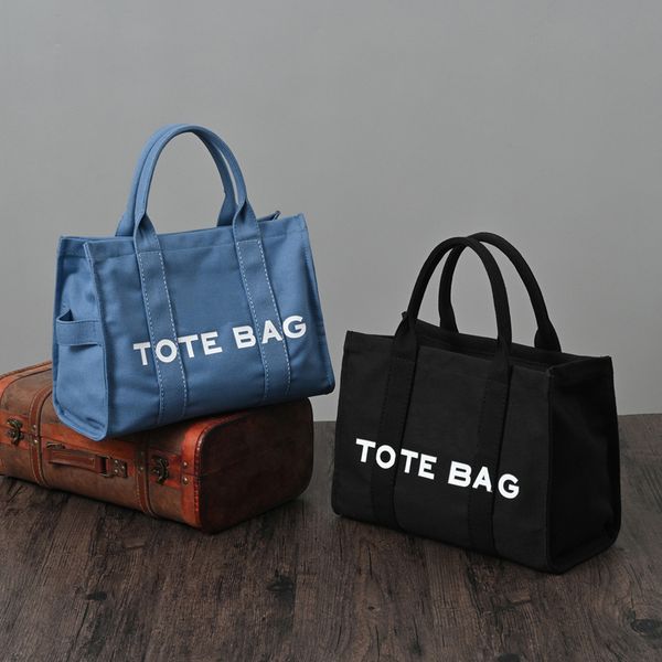 

high shoulder bag quality totes designer handbag plain canvas practical large capacity shopping bags