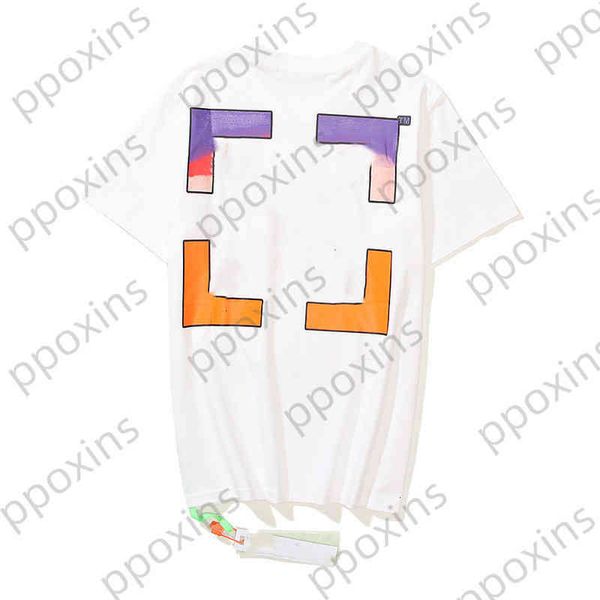 

men's t-shirts off t-shirts offs white irregular arrow summer loose casual short sleeve t-shirt for men and women printed letter x on t, White;black