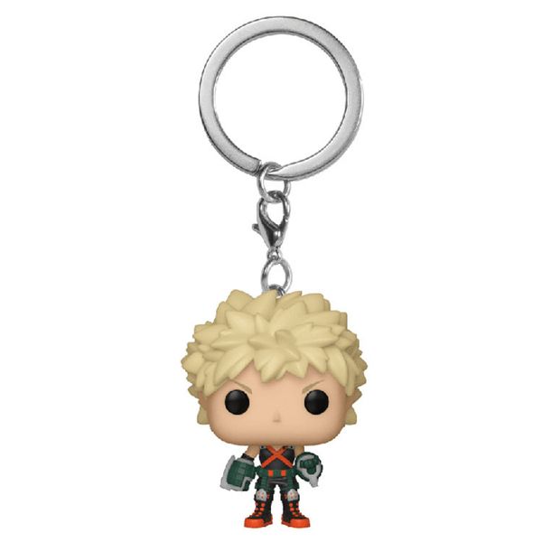 

funko pop figures my hero academia bakugo katsuki model keychain pendant toy