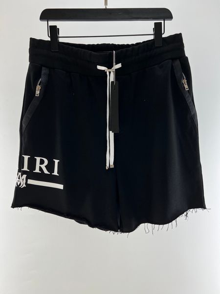 

summer new brand loose shorts ~ us size designer shorts ~ cotton blend material luxury mens shorts, White;black