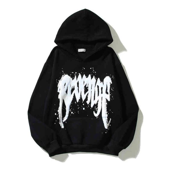 

new fashion trend luxury brand sweater designer wholesale winter 2022 men women's hooded hoodie, Black