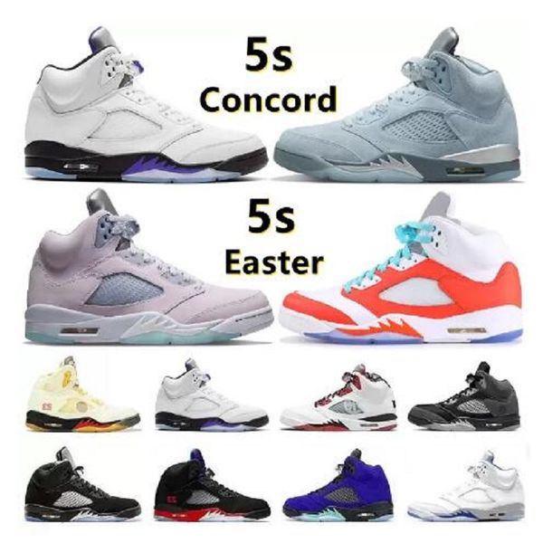 

jumpman 5 5s men basketball shoes raging bull anthracite fire red silver tongue michigan trainers sports sneakers outdoor