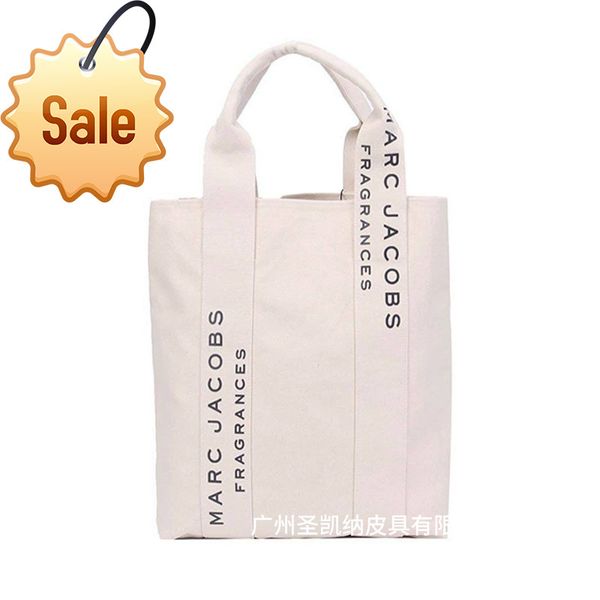 

white thick canvas shoulder portable bag fashion brand popular ladies s luxury s