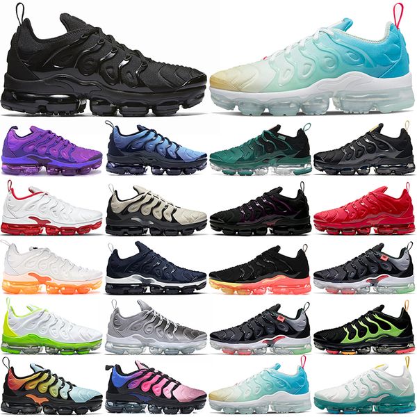 

tn plus running shoes mens black white volt orange gradients red cool wolf grey neon green olive usa blue tns mens womens outdoor trainers s