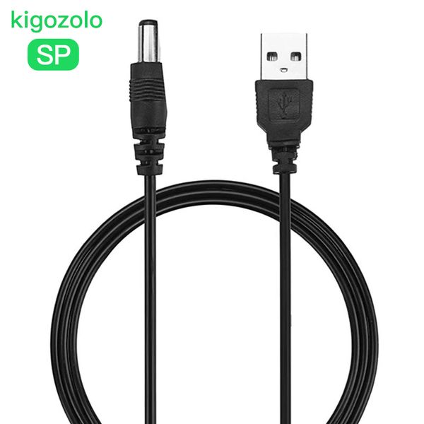 

power cable usb port to 5v dc barrel jack connector wire cables for led lamps