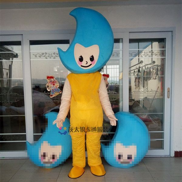 Costume da bambola mascotte Sun Moon Cartoon Mascot Costume Fancy Dress Natale per Halloween festa carvinale di Pasqua apertura regalo di benvenuto