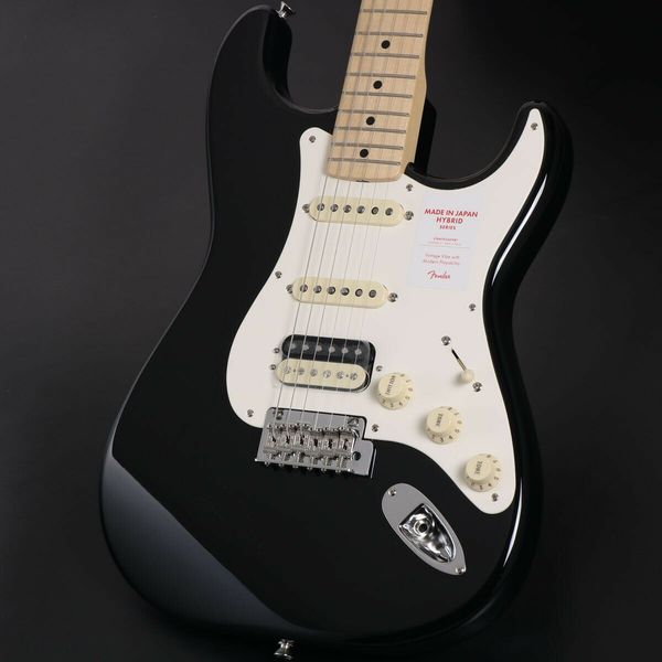 

hybrid 50s st hss black electric guitar