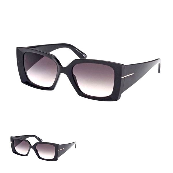

designer sunglasses new tf921 blue coated inside summer uv protection uv400 acetate fiberglass glasses, White;black