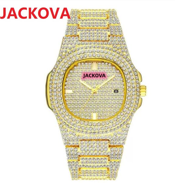 Im Angebot Quarz Mode Männer Diamanten Uhren 42mm 40mm lässige Kleidung Designer-Uhr Großhandel Geschenke Armbanduhr
