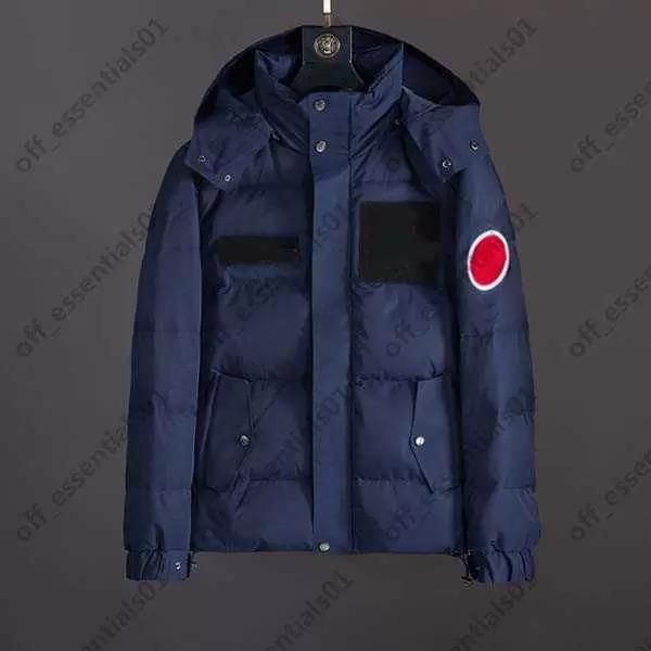 

mens thick down jacket in winter monclair fashionable warm trendy hooded jackets brand coat, Black