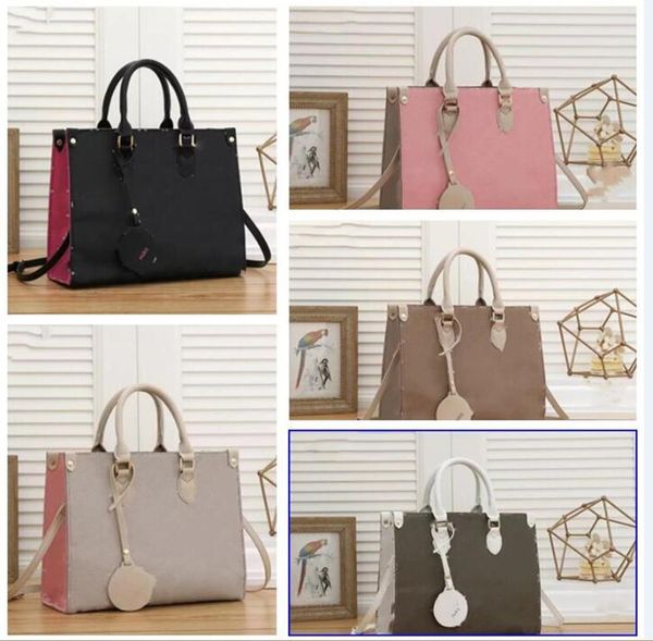 

designer onthego totes bag handbags luxurys vuttons womens shoulder bags purse monograms on the go leather crossbody lady spring in the city