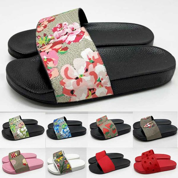 

with box designer slides men women slippers fashion classics sandals shoes flip flop summer sandal beach slide mens sneaker, Black