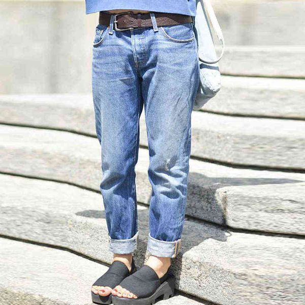 

women jeans 2021 streetwear fashion waist pants vintage blue jeans pants plus size women pants boyfriend jeans fall l220726