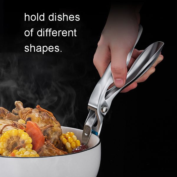 Outras ferramentas de cozinha espessamento multiuso aço inoxidável Anti-escaldamento clipe de prato prato prato de garga