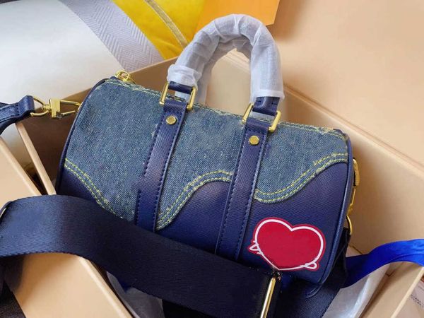 

2023 luxury brand bags shoulder wallets men women fashion denim bucket bag designer bow handles pitot bags m81010 m45970