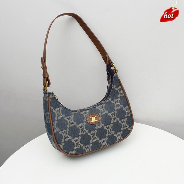 

factory online export designer brand bag handbag denim underarm 2022 new shoulder