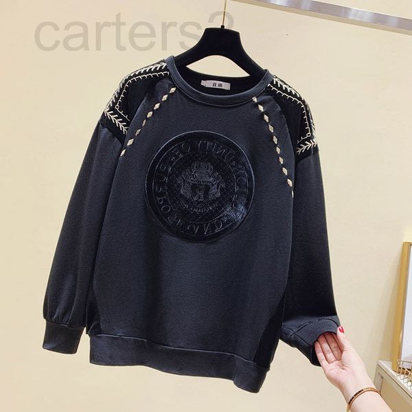 

women's hoodies & sweatshirts designer cool style women's clothes 2021 new autumn spring and thin black large medium long g-class