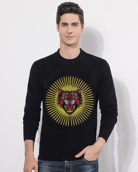 

european style 2022 sweater fashion apparels standard wool black color, White;black