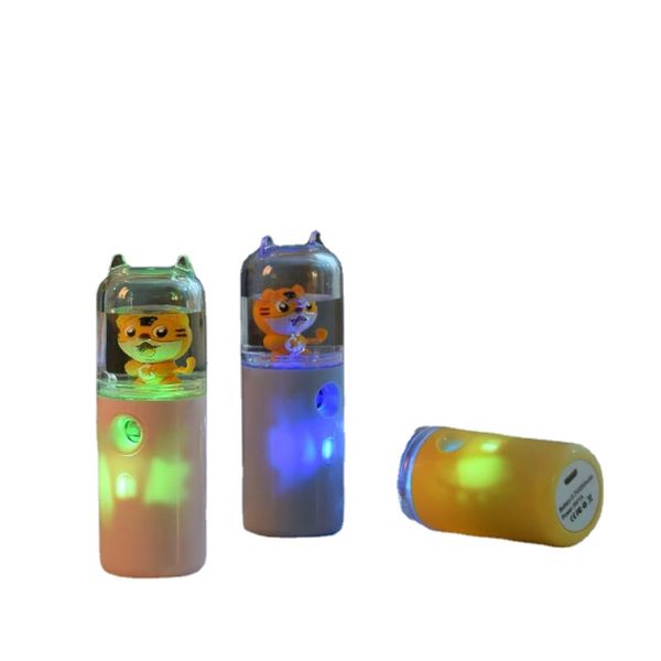 

4 color usb humidifier rechargeable nebulizer hand-held nano mist facial sprayer face steamer moisturizing beauty skin care tool