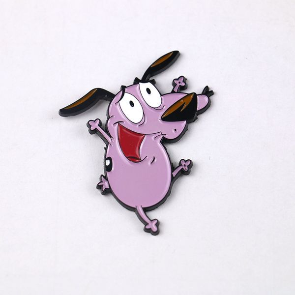 

cartoon anime dogs cute enamel pins brooches badge lapel gifts funny jewelry, Blue