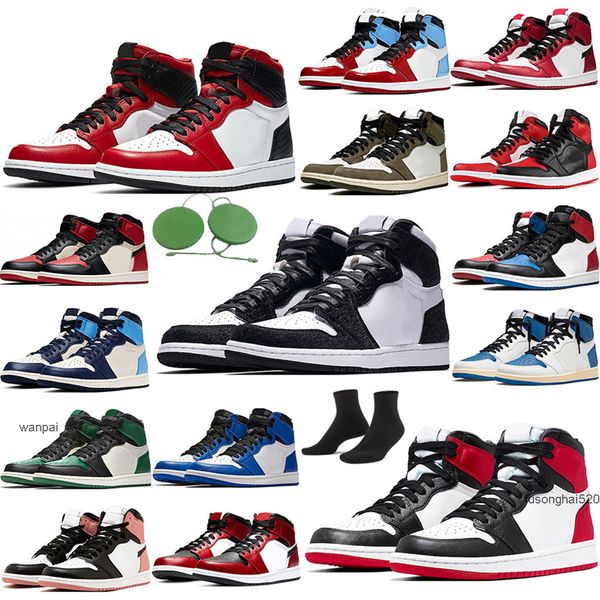 

jumpman 1 basketball shoes for men high unc university blue 1s gold mocha cactus jack obsidian banned bred toe men women trainer sports