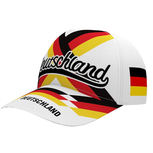 

germany baseball caps 3d custom name number team logo de hats deu country travel german nation bundesrepublik flag headgear, Blue;gray