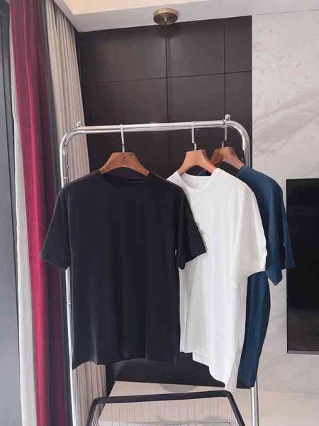 

spring new men's classic small print sports leisure round neck short sleeve t-shirt, White;black