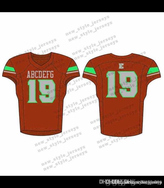 

2020 53men 2019 youth football jerseys army green wine red embroidery logos stitched custom any name any number jerseys, Black;red