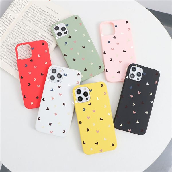 Love Soft TPU Custodie per Xiaomi Mi F3 Redmi Note 10 9 9S 9T 8T 8 9A 7A 7 Pro Lite 10T A3 Poco X3 NFC Luxury Capa Cover