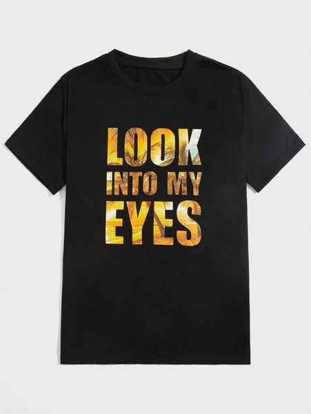 

romwe guys slogan graphic tee t2oq#, White;black