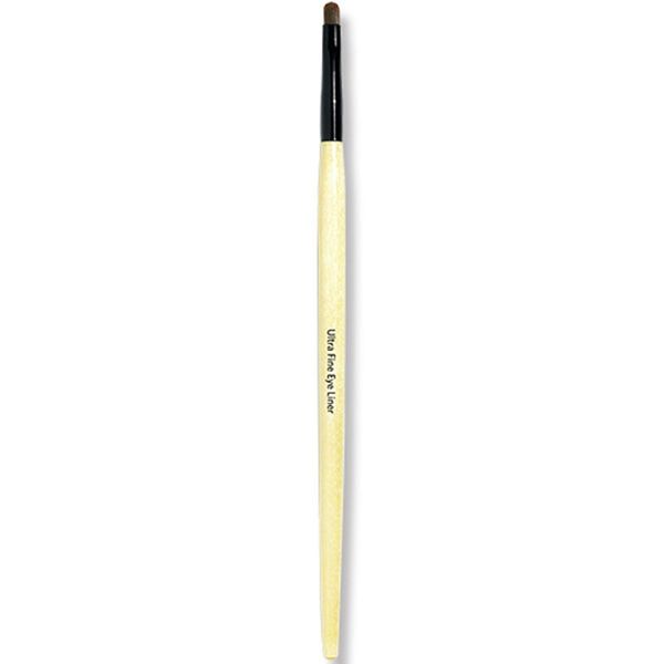 Кисти для макияжа Профессиональная длинная деревянная ручка Прямые синтетические волосы Ultimate Precision Slim Finely Tapered Ultra Fine Eye Liner Brush