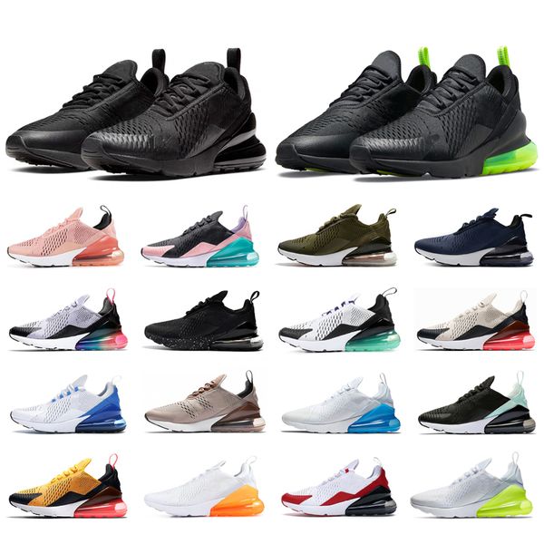 

new women men running shoes triple black white volt orange university red punch outdoor mens trainers zapatos sneakers 36-45