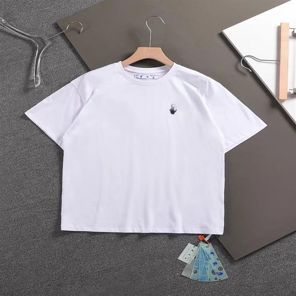 

men's designer 2021 summer men and women's cotton t shirt loose couple italian style simple skull hip hop short sleeve296t, White;black