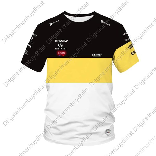 

2022 f1 team racing formula men's short sleeve t shirt summer one race infiniti four-wheel drive work training women children audience, White;black