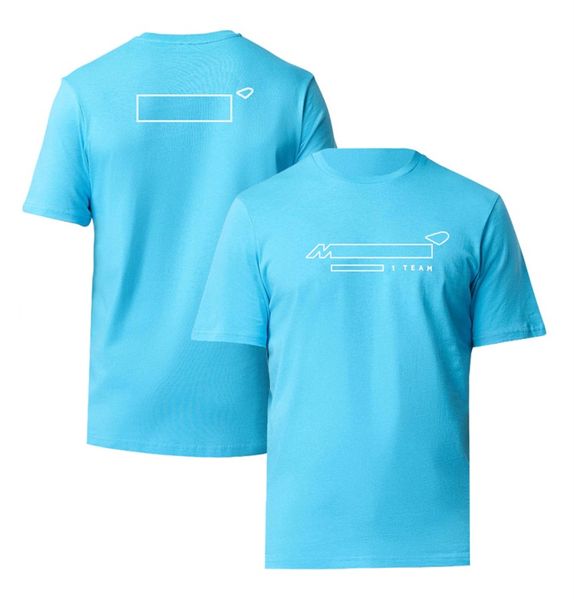 F1 Fórmula 1 terno de corrida masculino de manga curta camiseta fã camisa polo plus size pode ser personalizado