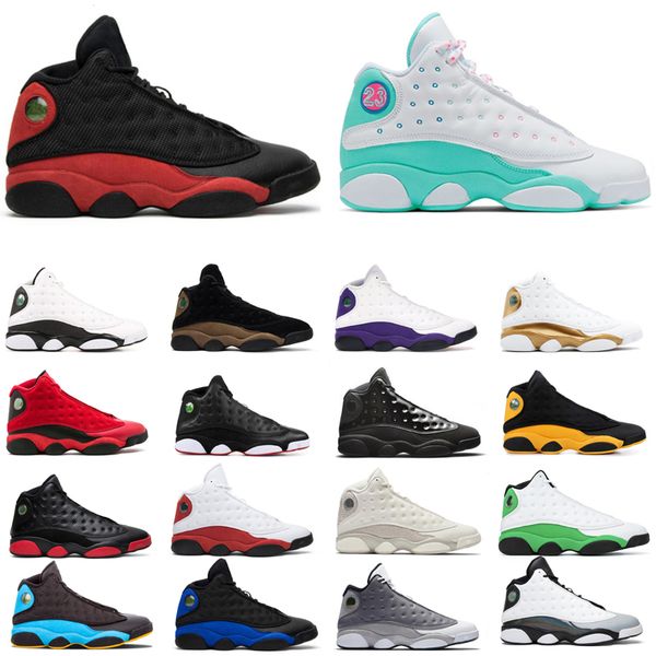 

mens womens 13 13s jordon basketball shoes chicago cap and gown defining moment flint starfish island green men trainers size 5.5-13