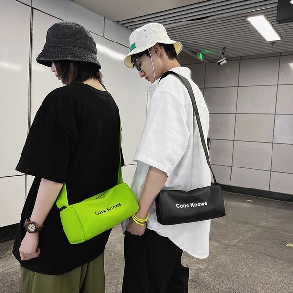 

fresh vitality small bag lightweight cute cylinder shoulder crossbody bag street ins