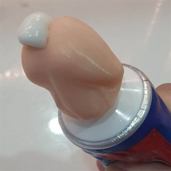 Divertente Cover Penis Topper Dispositivo domestico Dentifricio pigro Tube Squeezer Press Forniture per il bagno 220727