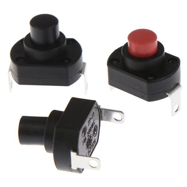 Switch pulsante di blocco auto -bloccaggio micro potenza 5pcs 10a altezza 13,5/15,5/18,5 mmswitchswitch