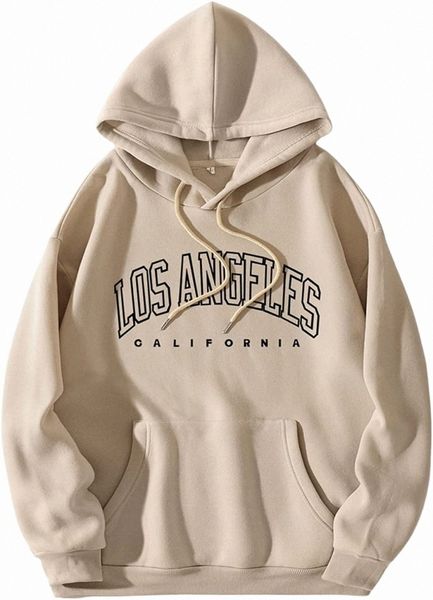 

men's letter graphic print drawstring hooded thermal sweatshirt x9qz#, Black