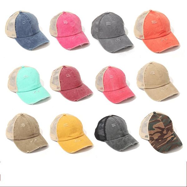 

ponytail baseball caps summer ball cap camouflage leopard print outdoor breathable cap wholesale b51, Blue;gray