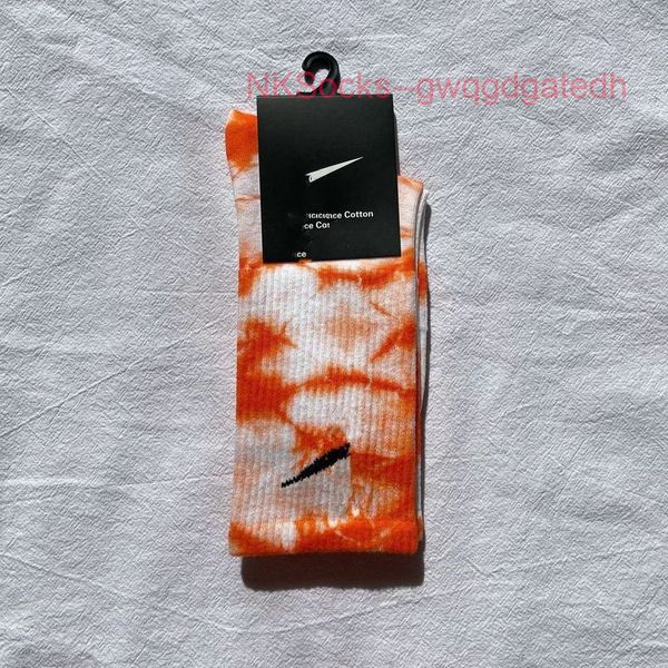 

fashion classic men's socks hook brand cotton tie dyed long tube street couple middle moisture absorption sock men women luxury medium, Black
