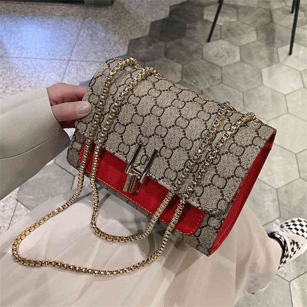 

mature letters tiktok same cross body color matching chic chain 55% off online sale