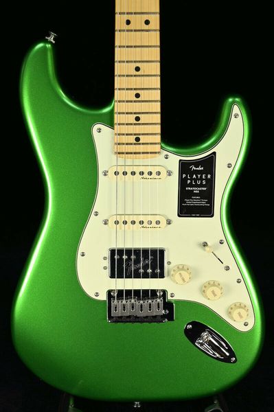 

player plus st hss cosmic jade maple electric guitar