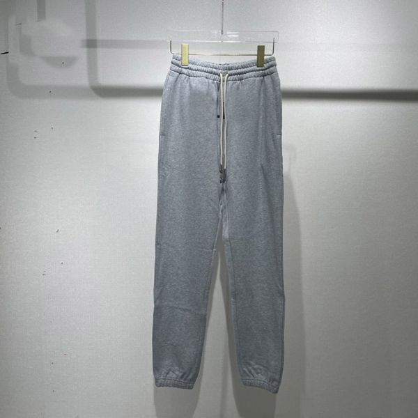 

2023 fw letter printed pants black fleece cotton long trouses mens womens celi