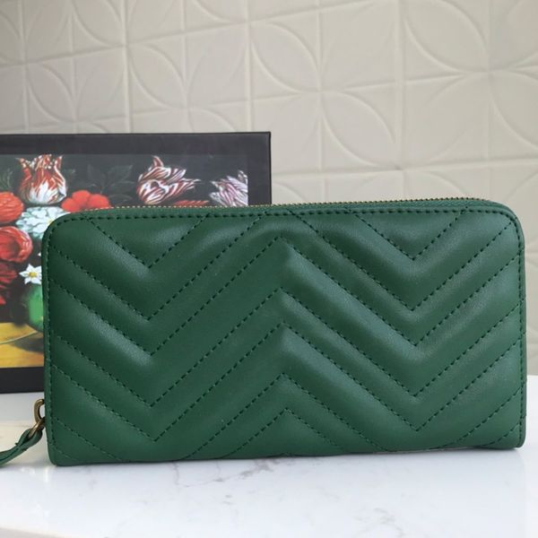 

solid striped wallet hand bag long wallets card bags zero purse credit business cards fashion classic letter interior zipper pocket, Red;black